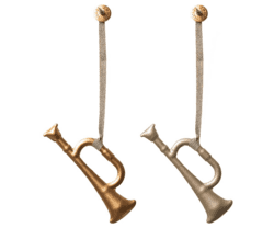 Maileg - Ornament - Trumpet - 2 ass.