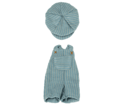 Maileg - Overall and Cap Teddy junior