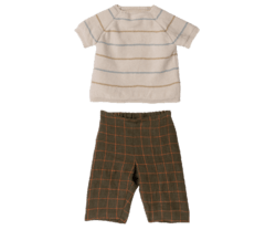 Maileg - Bukser og striktrøje, Størrelse 5