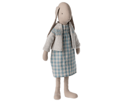 Maileg - Rabbit size 4 with dress and cardigan - Pre-order - Expected in stock from 1. Nov. 22