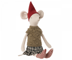 Maileg - Christmas Mouse, Medium - Girl