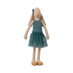 Maileg - Bunny size 3, Ballerina - Petrol - 42 cm.