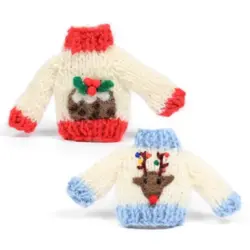 Christmas knitted sweater - Choose ml. 2 variants - Expected in stock in week 41