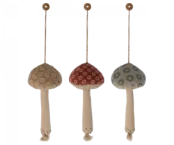 Maileg - Mushroom ornament, 3 ass - Expected delivery: 15/10/2023