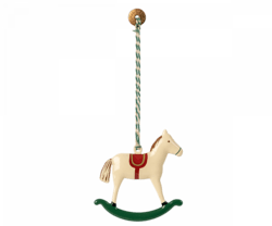 Maileg - Metal ornament, Rocking horse