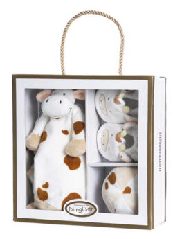 Teddykompaniet - Diinglisar - Gift box, cow