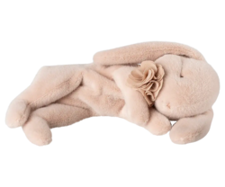 Maileg - Sleeping Plush Rabbit, Small - Available in two colours - Pre-order - expected in stock 3-20-2025