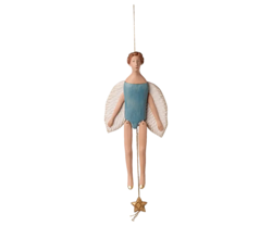 Maileg - Angel Jumping Man, Large - Dark Mint - 2025 - Pre-order - Expected in stock from 11/18/25.