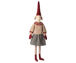Maileg - Pixy, Size 6 - Girl - Skirt and knitted sweater - 2025 - Pre-order - Expected in stock 20/10-25