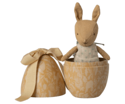 Maileg - Påskeæg  - Vælg mellem Mikro lam mint eller rosa og kanin lys gul eller lys blå - 2026 - Forventet levering: 25/02/26