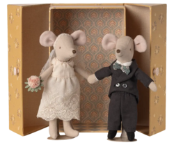 Maileg - Brudepar i æske, Mor og Far mus - 2026 - Forventet levering: 1/07/26