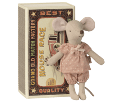 Maileg - Storesøster mus i tændstikæske -2026 - Forventes på lager 01/03/26