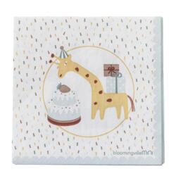 Bloomingville - Fødselsdagsservietter - Celebrate Serviet, Blå, FSC® Mix, Papir