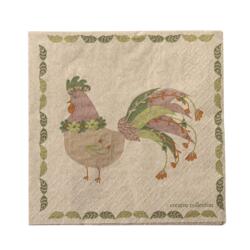 Bloomingville - Joshua Serviet, Multifarvet, FSC®Recycled, Paper