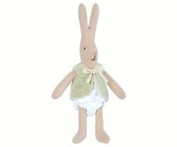 Maileg - Micro baby kanin med ble og vest - 16 cm.