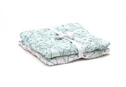 Cozy printed "blankets" or cloth diapers EDVIN in 2 colors from KidsConcept