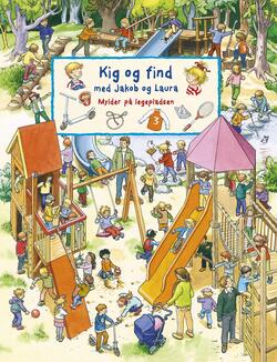 Look and find with Jakob and Laura: Crowds on the playground - Forlaget Bolden