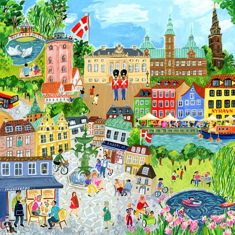 Puzzle - Copenhagen - 1000 pieces