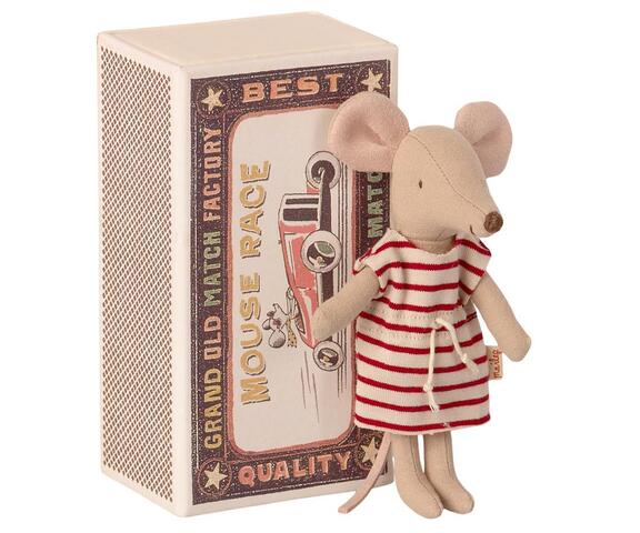 Maileg - Big sister mouse in matchbox