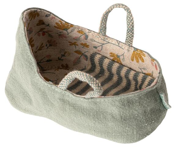 Maileg - Carry cot - MY - Dusty green
