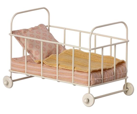 Maileg - COT BED, MICRO - ROSE