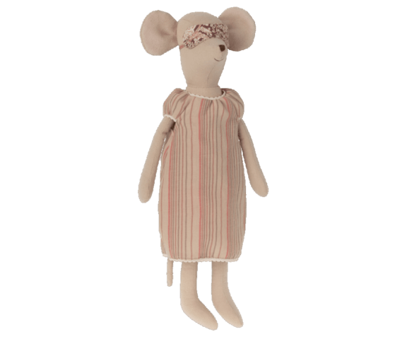 Maileg - Medium mouse, Nightgown - DELAY- New expected delivery date 15 / 8-2022