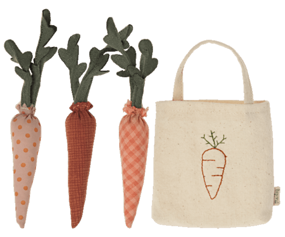 Maileg - Carrots in the shopping net