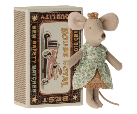 Maileg - Princess mouse, little sister in matchbox - Pre-order - DELAY- New expected delivery date 15 / 7-2022