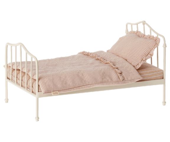Maileg - Miniature Bed, Mini - Purple - Pre-order - Expected in stock from 15/6-2022
