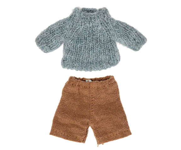 Maileg - Knitwear and trousers, Big brother mouse