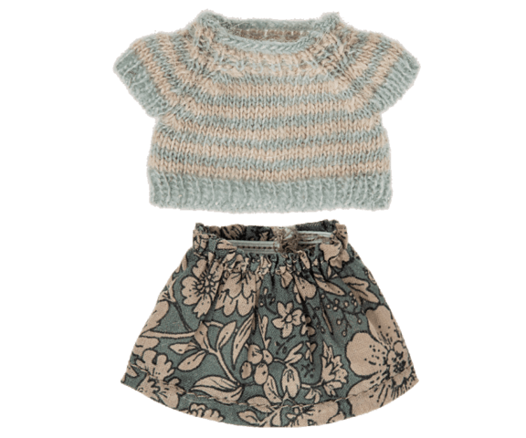 Maileg - Knitwear and skirt, Big sister mouse