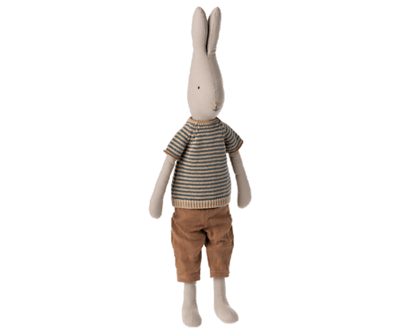 Maileg - Rabbit size 4 with trousers and blouse - Pre-order - Expected in stock from 1 / 11-22