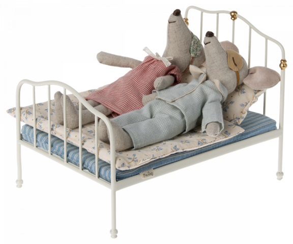 Maileg - Bed, Mouse - Off-White