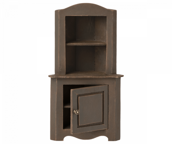 Miniature corner cabinet - Brown - Pre-order - Expected in stock from 15. Nov. 22
