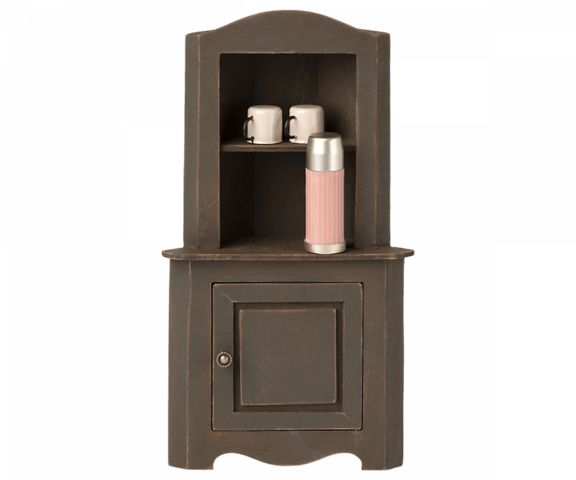 Miniature corner cabinet - Brown - Pre-order - Expected in stock from 15. Nov. 22