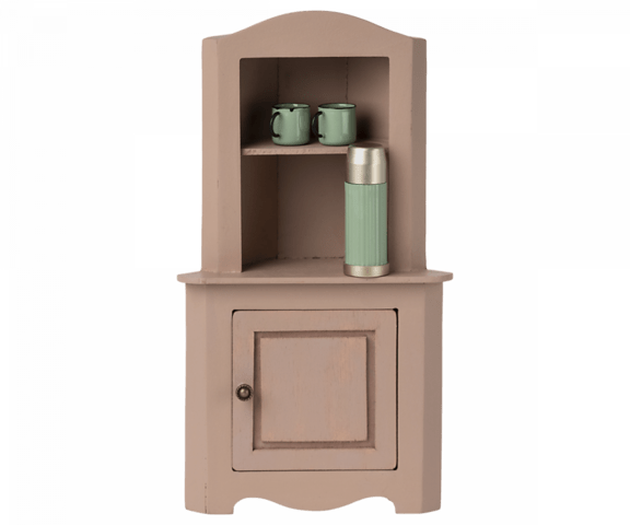 Miniature corner cabinet