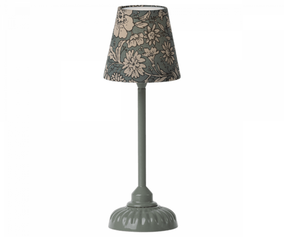 Maileg - Vintage gulvlampe, Lille - Mørk mint