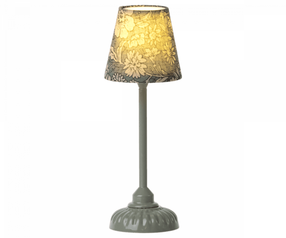 Maileg - Vintage floor lamp, Small - Dark mint - Pre-order - Expected in stock from 15. Nov. 22