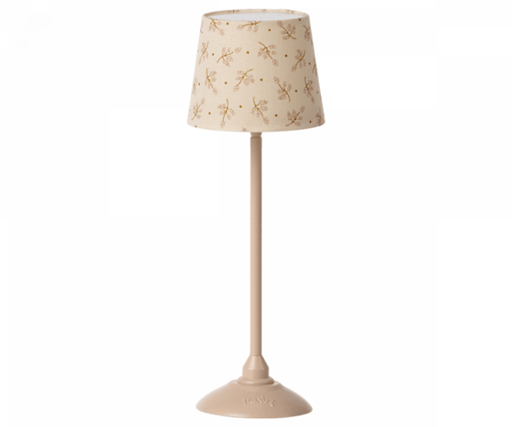 Maileg - Miniature floor lamp, - Powder - Pre-order - Expected in stock from 15. Sept. 22