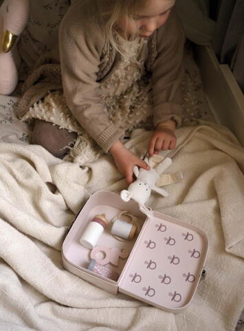 Suitcase with baby accessories