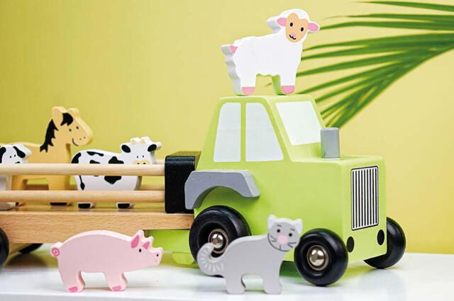 Traktor med dyr