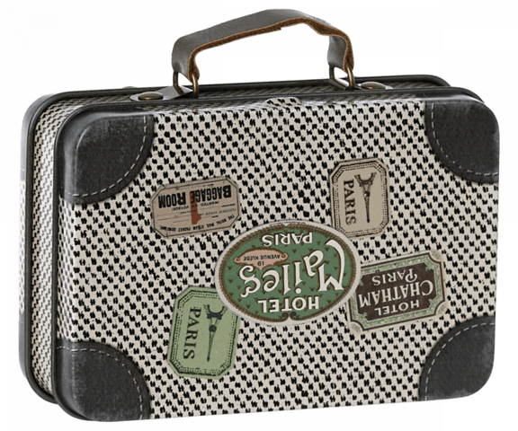 Maileg - Lille kuffert. Travel - Råhvid - Forventes på lager fra den 15/3-23