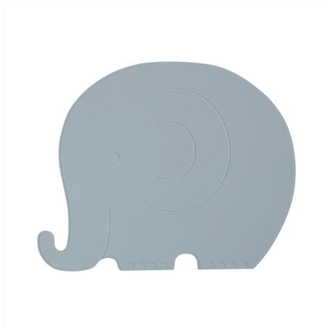 Placemat Henry Elephant Pale blue - OYOY