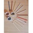 Bamboo Silicone Straw - Pack of 6 - OYOY