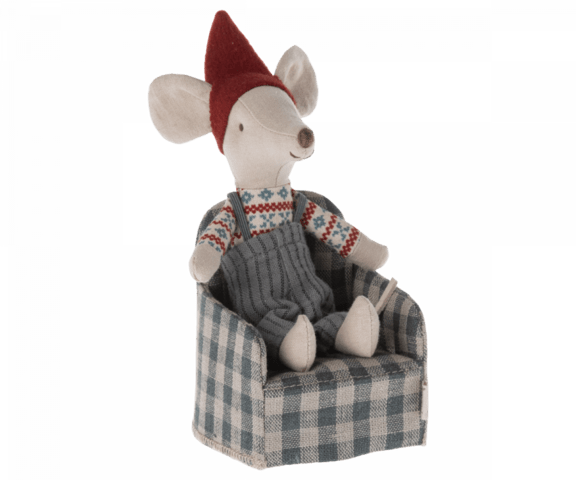 Maileg - chair- mouse green