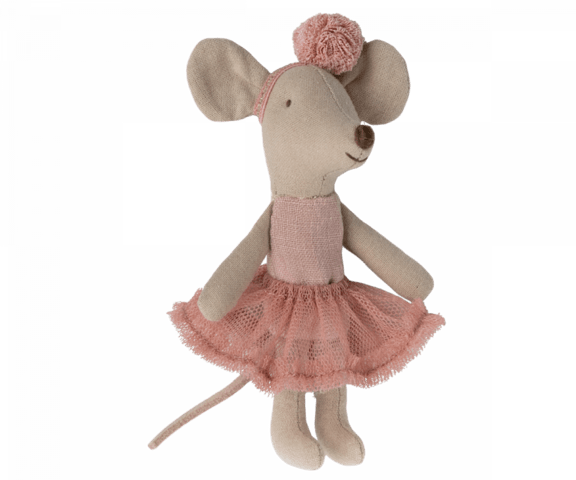Maileg - Ballerina mouse - Little sister - Rose - Expected in stock from 15/11-2023