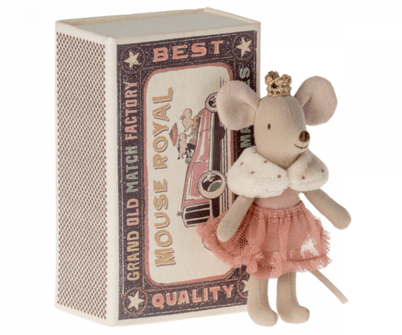 Maileg - Princess mouse - Little sister in box - Expected in stock from 15/9-2023
