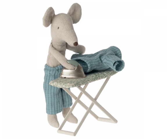 Maileg - Ironing board and iron, mouse