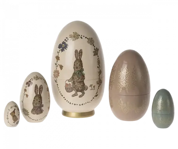 Maileg - Easter babushka eggs, set of 5 pieces - Expected delivery: 12/02/2024