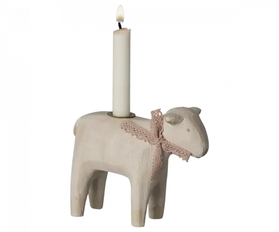 Maileg - Lamb handmade light holder available in 3 colors 2024